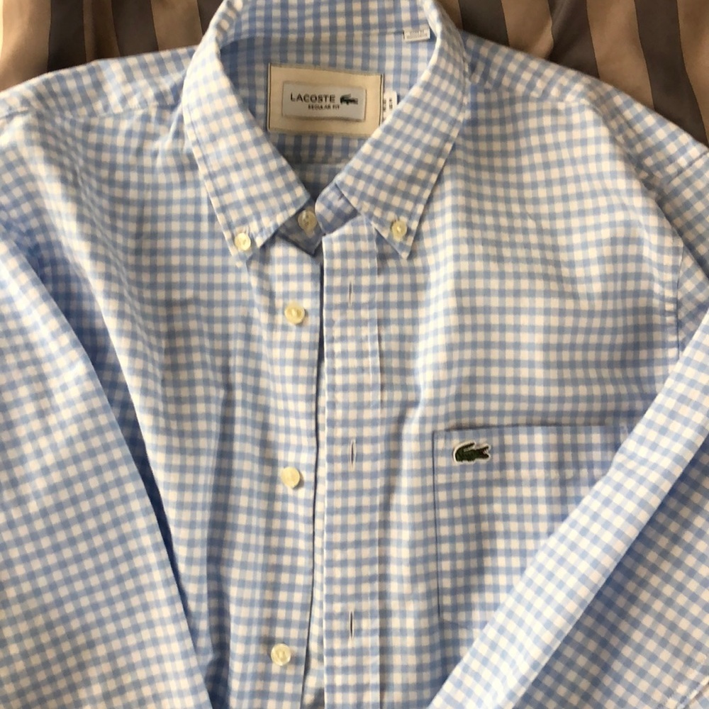 Lacoste Oxford Dress Shirt Medium